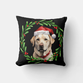 Jul Hund Gul lab Labrador Retriever Santa Kudde