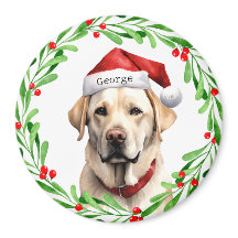 Jul Hund Gul lab Labrador Retriever Santa