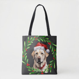 Jul Hund Gul lab Labrador Retriever Santa Tygkasse