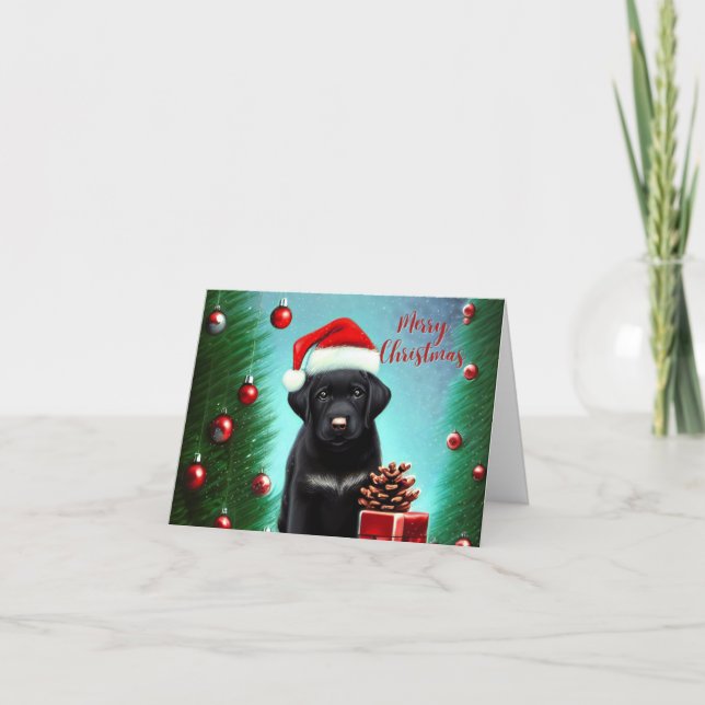 Jul-Hund Helgkort (Framsida)