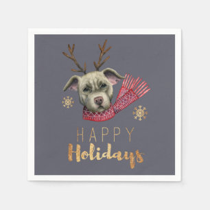 Jul-Hund med Antlers, Glad helg Pappersservett