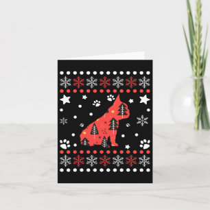 Jul Hund Mönster Fransk Bulldog Owner 1 Kort