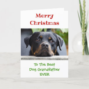 Jul Hund Photo Best Grandfather Helgkort