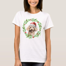 Jul Hund Santa Hat Helgdag