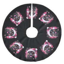 Jul Hund Träd Skirt