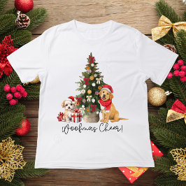 Jul Hund tröja | Hund älskare Helgdag T-Shirt