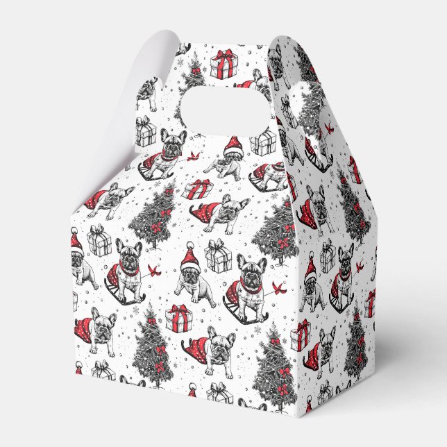 Jul hundar i bok stil-konsten presentaskar (Framsidan Sidan)