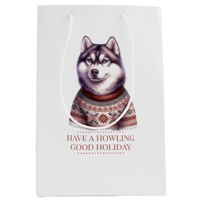 Jul Husky Anpassad Högtid (Framsidan)