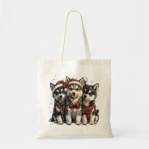 Jul Husky Hundar Tygkasse