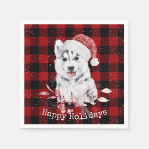 Jul Husky på Buffalo Play Napkins Pappersservett