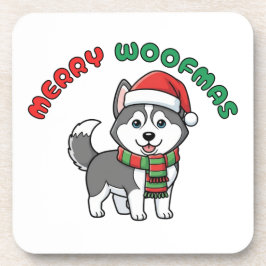 Jul Husky Underlägg: Merry Woofmas Underlägg
