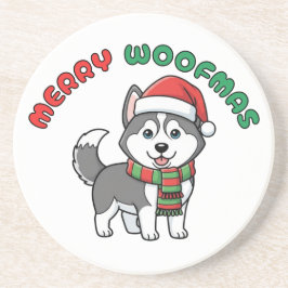 Jul Husky Underlägg: Merry Woofmas Underlägg