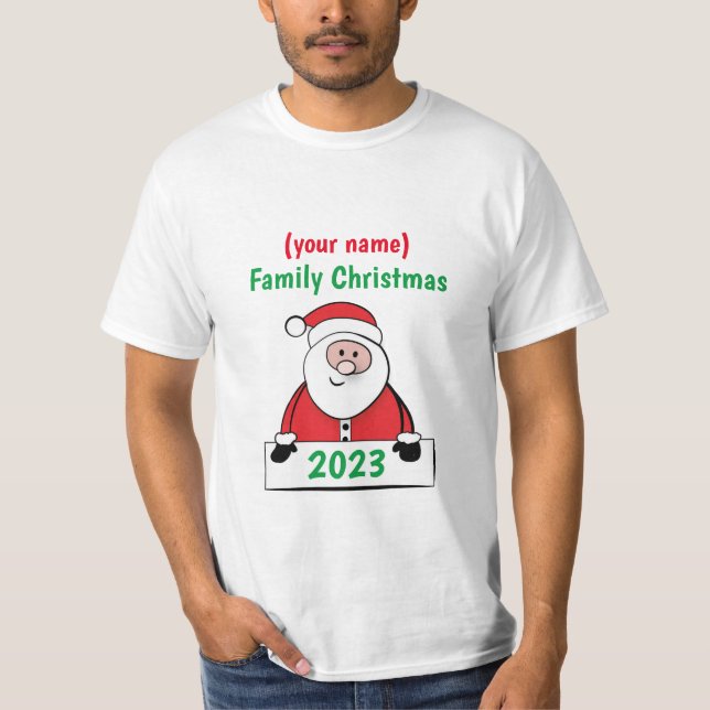 Jul i anpassningsbarnas familj t shirt (Framsida)