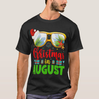 Jul i augusti Sommarrener Flyter Julafton T Shirt