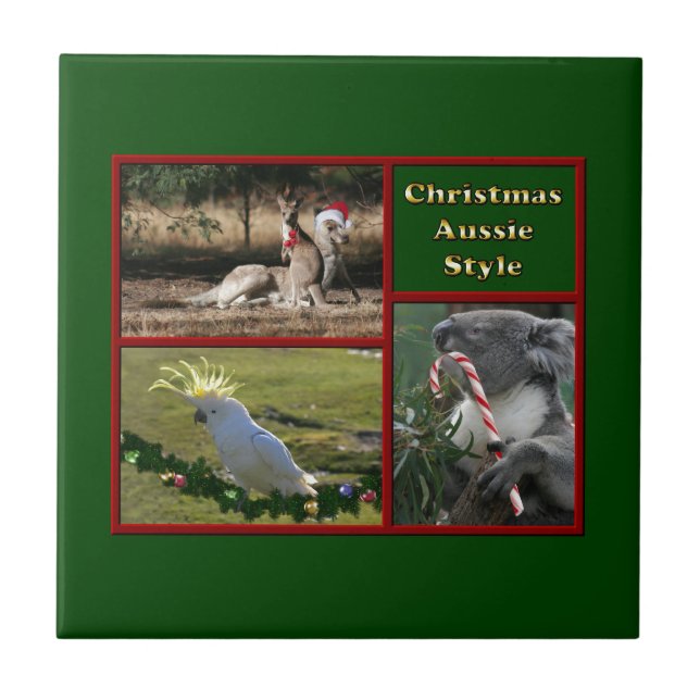 Jul i Australien Kakelplatta (Framsidan)