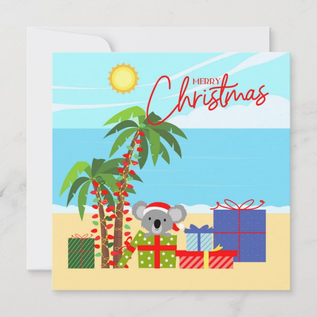 Jul i Australien Kort (Framsida)