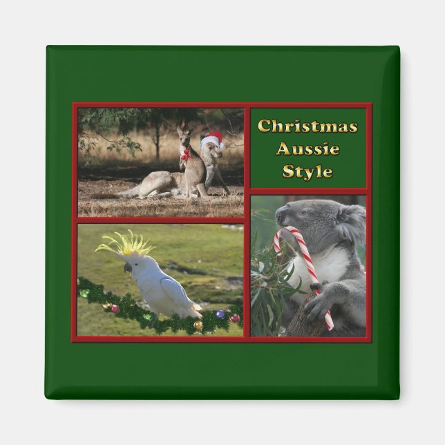 Jul i Australien Magnet (Framsidan)