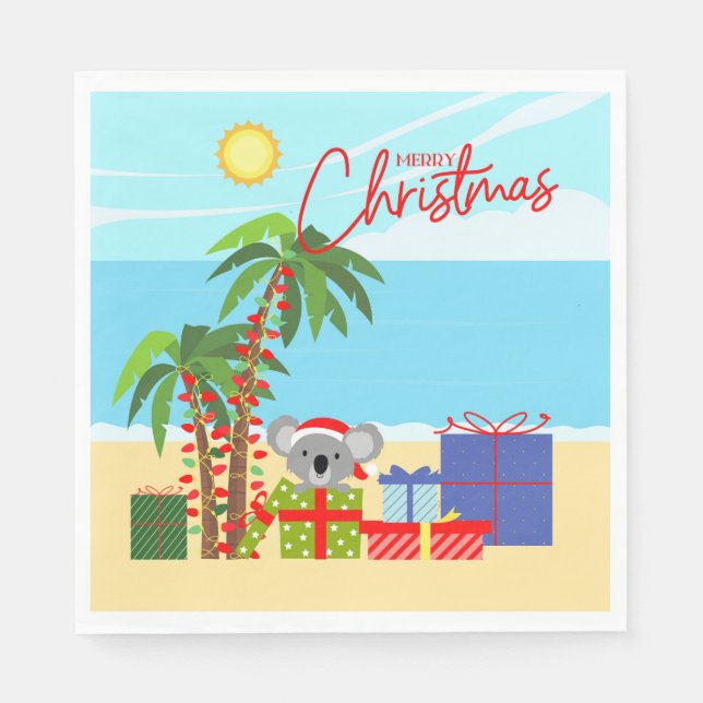 Jul i Australien Pappersservett (Framsidan)