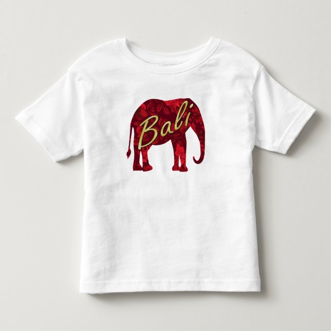 Jul i Bali Batik 1 elefant Tröja (Framsida)