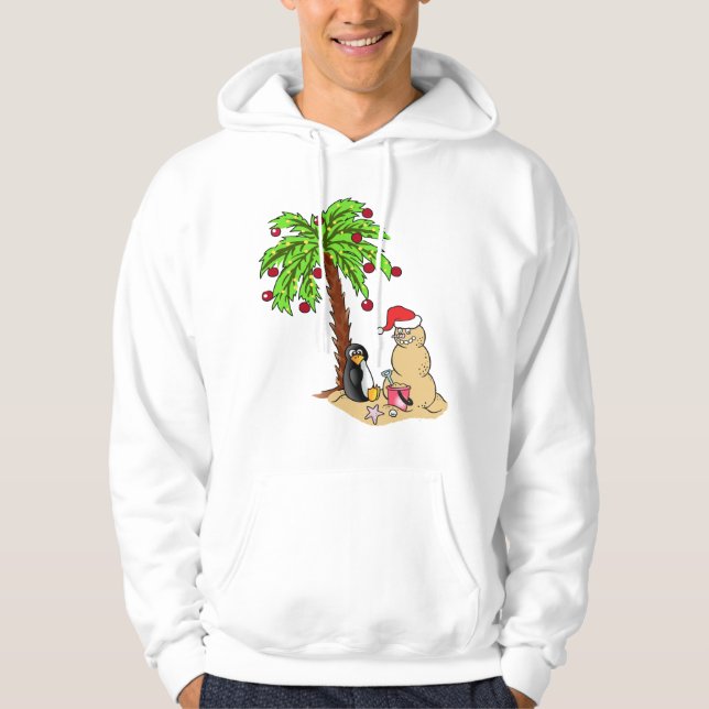 Jul i Beach Hoodie (Framsida)