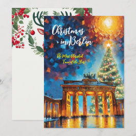 Jul i Berlins inbjudningskort