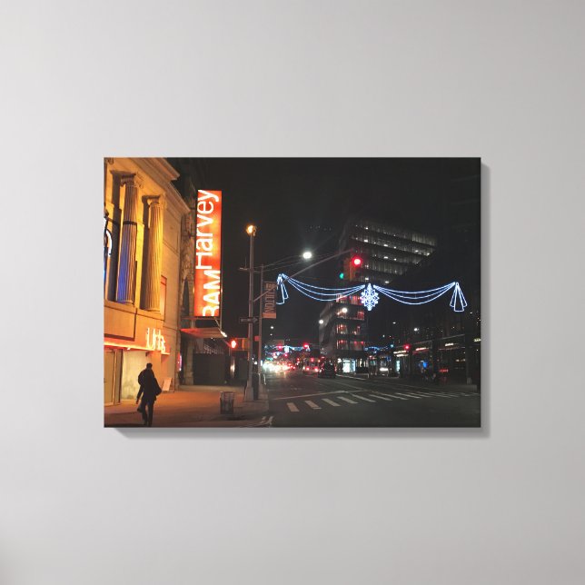 Jul i Brooklyn New York-foto Canvastryck (Framsida)