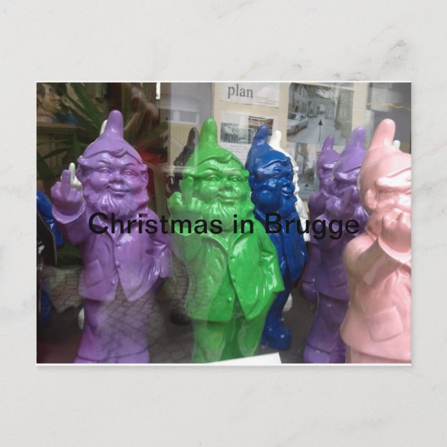 Jul i Brugge Helg Vykort (Framsida)