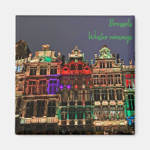 Jul i Bryssel, Belgien resesouvenir 