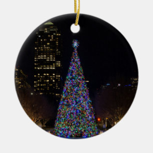 Jul i centrala Dallas Julgransprydnad Keramik