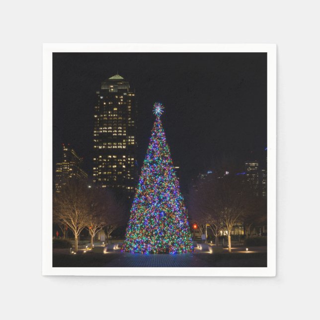 Jul i centrala Dallas Pappersservett (Framsidan)