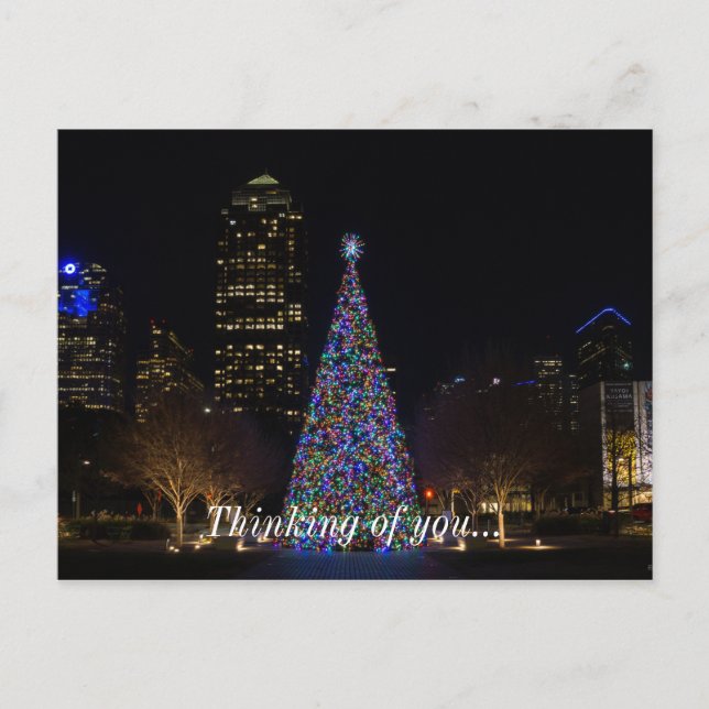 Jul i centrala Dallas Vykort (Framsida)