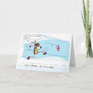 Jul i Chicago Helgkort