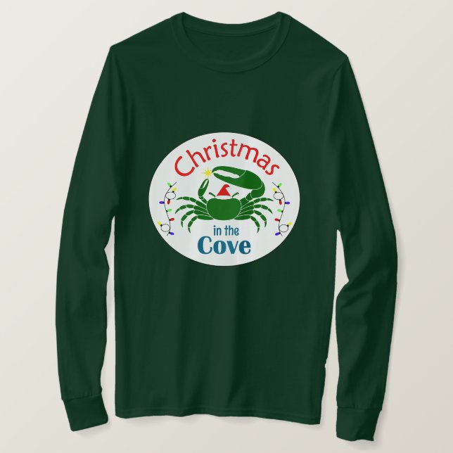 Jul i Cove Lång T-shirt (välj en färg) (Design framsida)