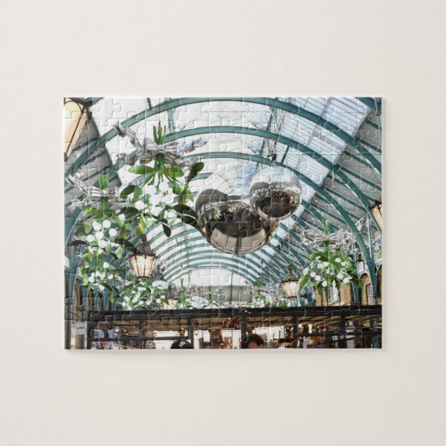 Jul i Covent Garden, London, England, Storbritanni Pussel (Horisontell)