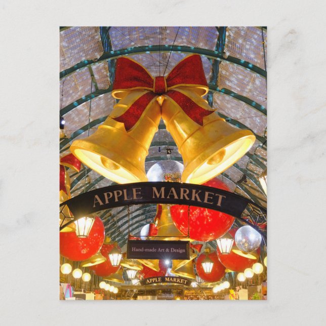 Jul i Covent Garden, London, Förenade kungariket Vykort (Framsida)