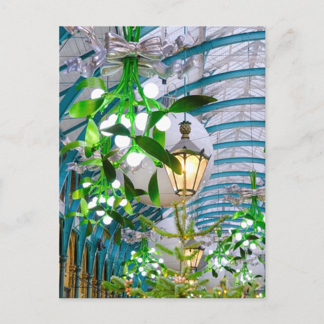 Jul i Covent Garden, London UK Postcard Vykort (Framsida)