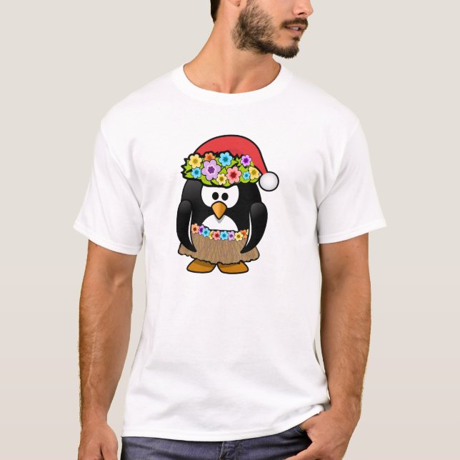 Jul i den Juli pingvinet T-shirt (Framsida)