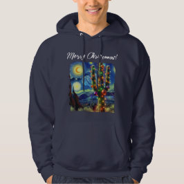 Jul i Desert Southwest Saguaro Cactus Hoodie