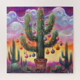 Jul i Desert Southwest Saguaro Cactus Pussel