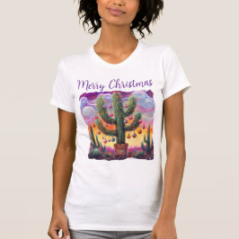 Jul i Desert Southwest Saguaro Cactus T Shirt