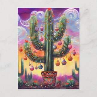 Jul i Desert Southwest Saguaro Cactus Vykort