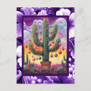 Jul i Desert Southwest Saguaro Cactus Vykort