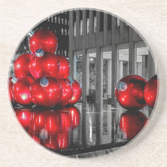 Jul i det New York City fotoet Underlägg Sandsten (Framsidan)