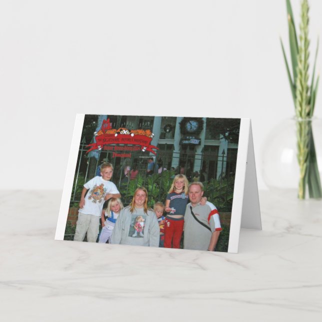 Jul i Disneyland Helgkort (Framsida)