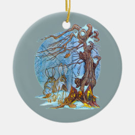 Jul i Elf Hall Julgransprydnad Keramik