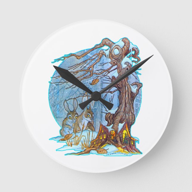 Jul i Elf Hall Rund Klocka (Framsida)