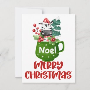 Jul i en mugg clipart gratulationskort julkort