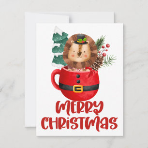 Jul i en mugg clipart gratulationskort julkort