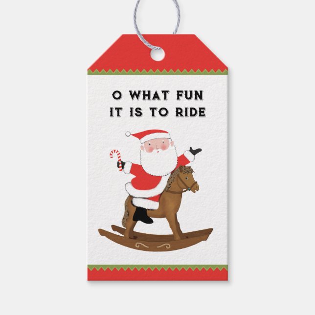 Jul i Equestrien Presentetikett (Framsidan)