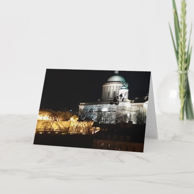 Jul i Esztergom Hungary blank blank card Kort (Framsida)